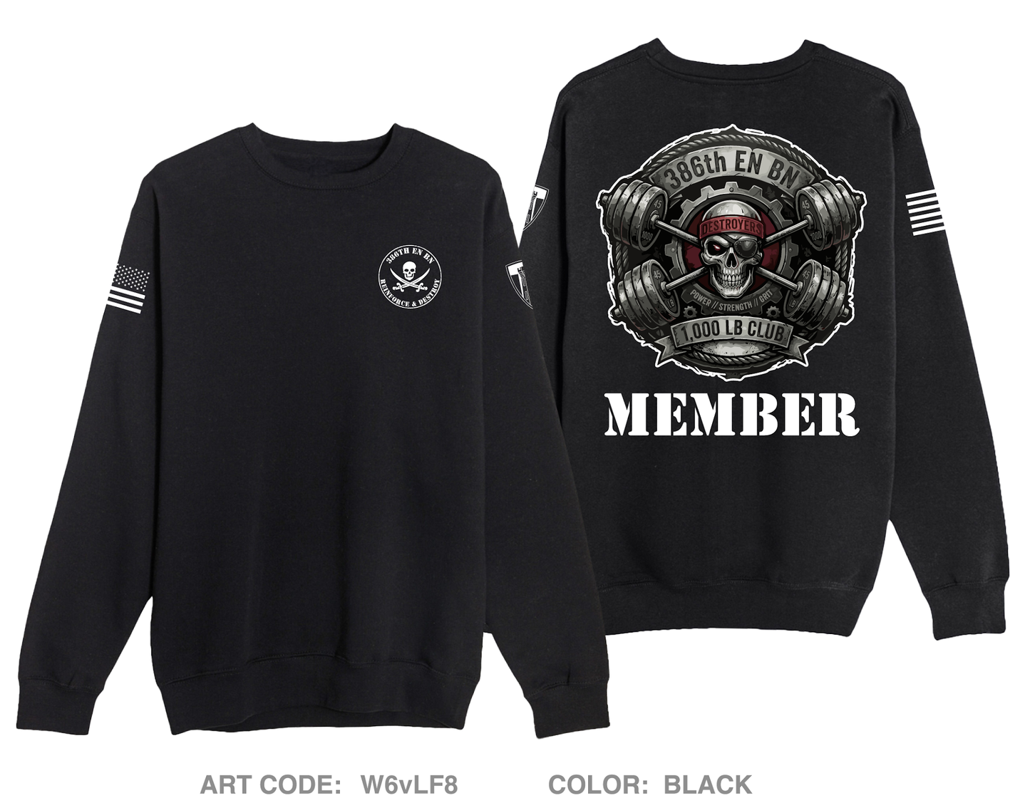 386th Engineer Battalion Comfort Unisex Crewneck Sweatshirt - W6vLF88