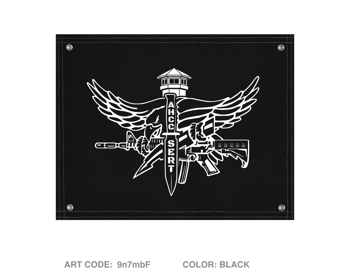 WA Department of Corrections AHCC SERT Banner Flag - 9n7mbF