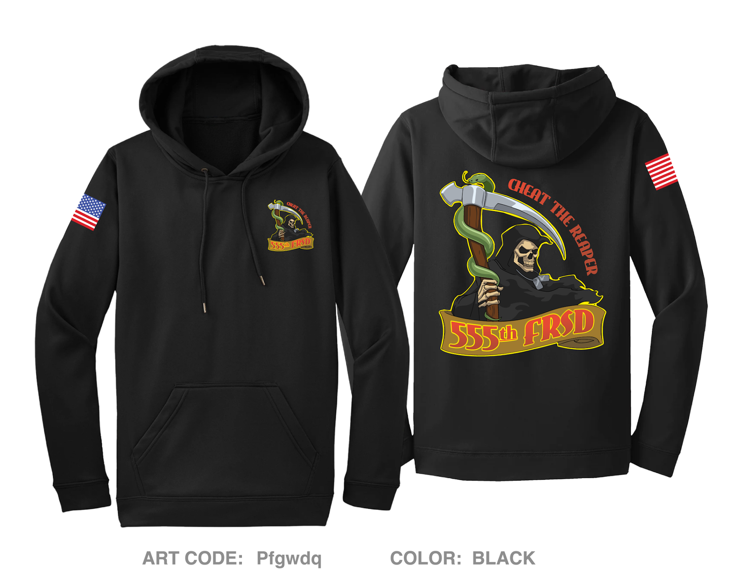 555th FRSD Hi-Tech Performance Hoodie - Pfgwdq