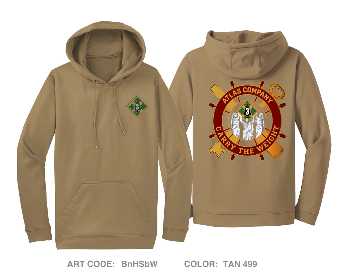 Atlas Company, 64th BSB Hi-Tech Performance Hoodie - BnHSbW