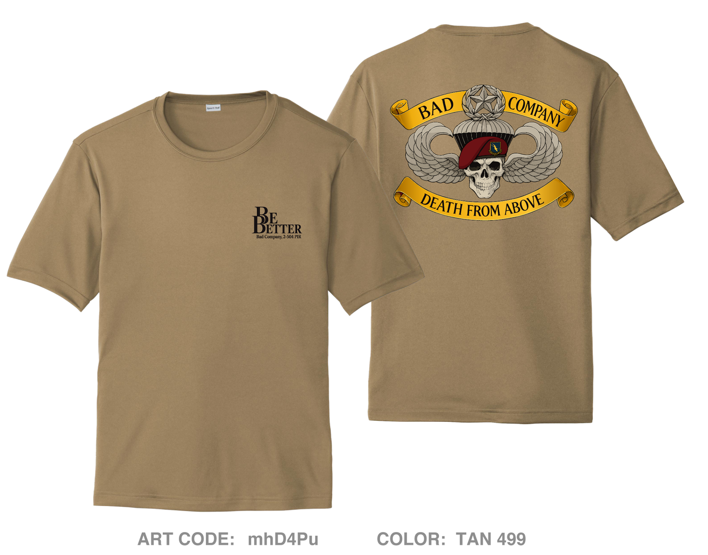 Bad Company, 2-504 Hi-Tech Performance Unisex SS Tee - mhD4Pu