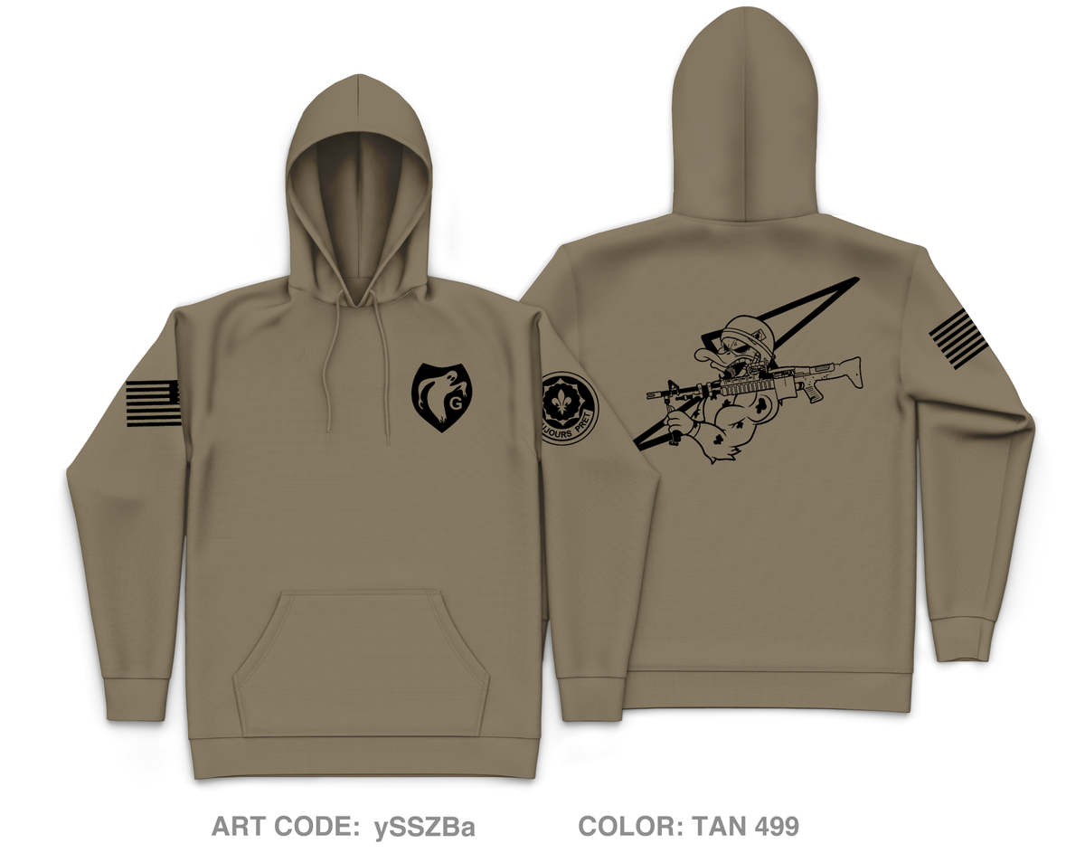 3PLT Ghost Troop, 2/2CR Core Men's Hooded Performance Sweatshirt - ySSZBa