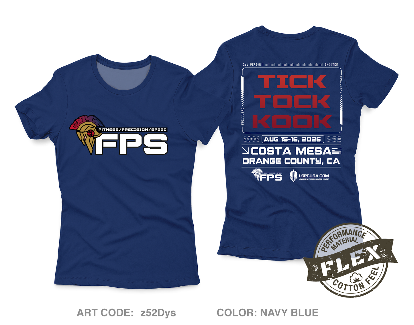 FPS Fundraising Collection Core Women's SS Flex Performance Tee - z52Dys