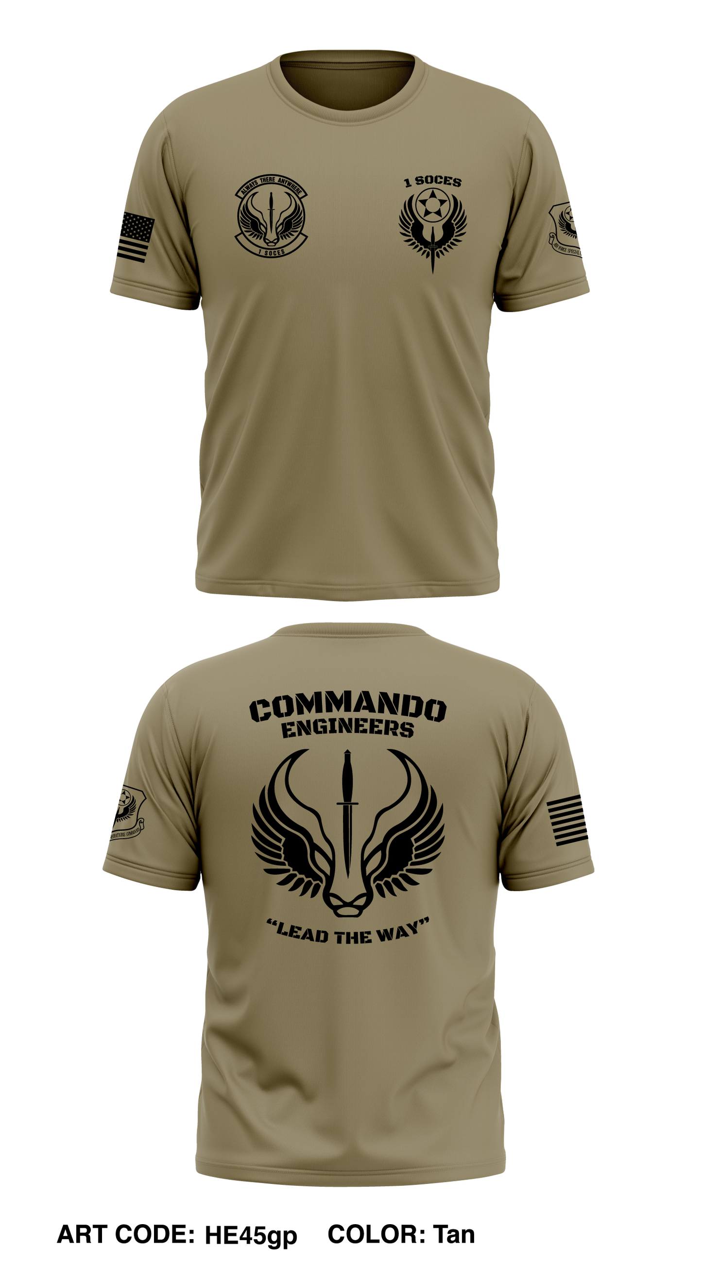 1st Special Operations Civil Engineering Squadron Store 1 Core Men's SS Performance Tee - G39Y6c