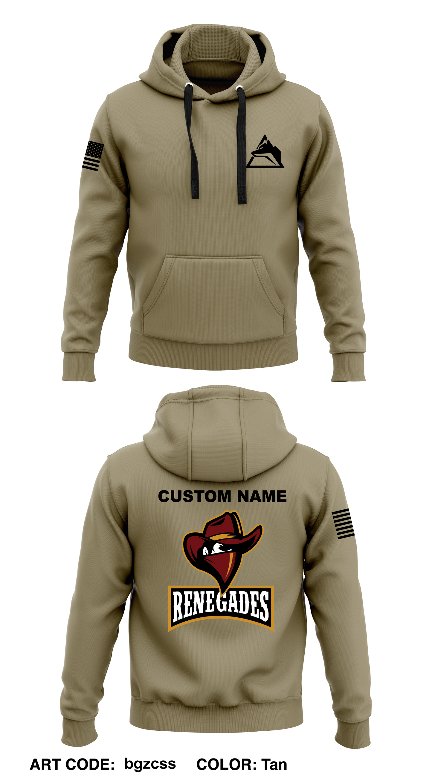 Custom - B CO, 3-67AR Core Men's Hooded Performance Sweatshirt - bgzcss