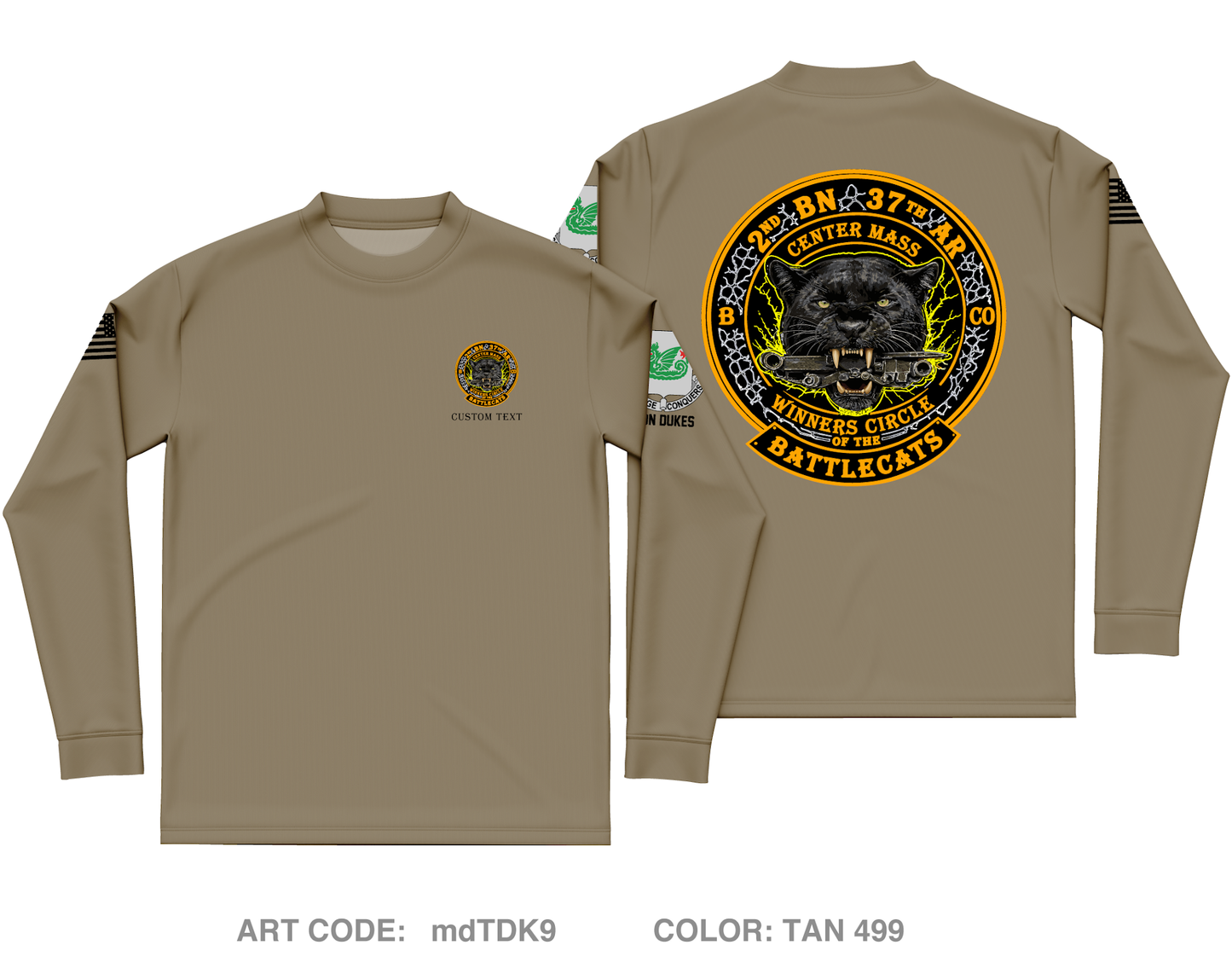 2-37 / BattleCat Core Men's LS Performance Tee - mdTDK9