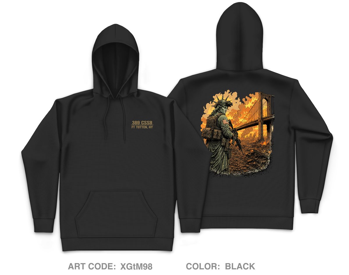 389th CSSB Core Men's Hooded Performance Sweatshirt - XGtM98