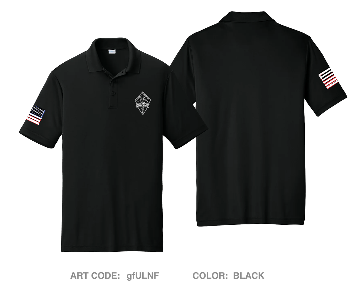 Hanover Park Police CRT Hi-Tech Performance Men's SS Polo - gfULNF