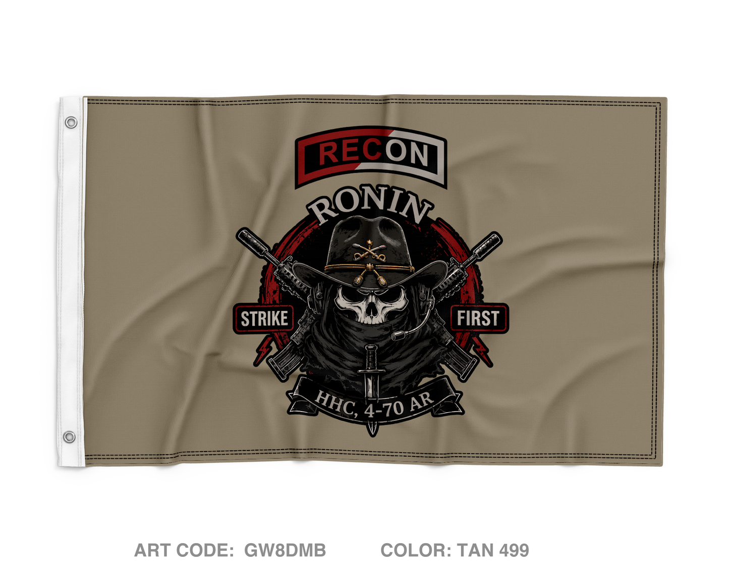 RECON 4-70AR Wall Flag - GW8DMB
