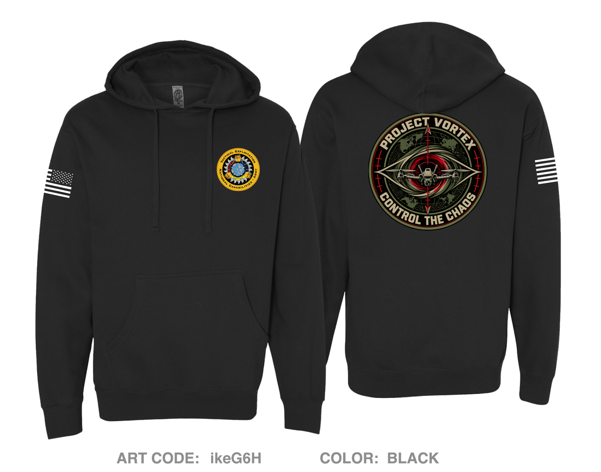 Army TENCAP Project VORTEX Comfort Unisex Hooded Sweatshirt - ikeG6H