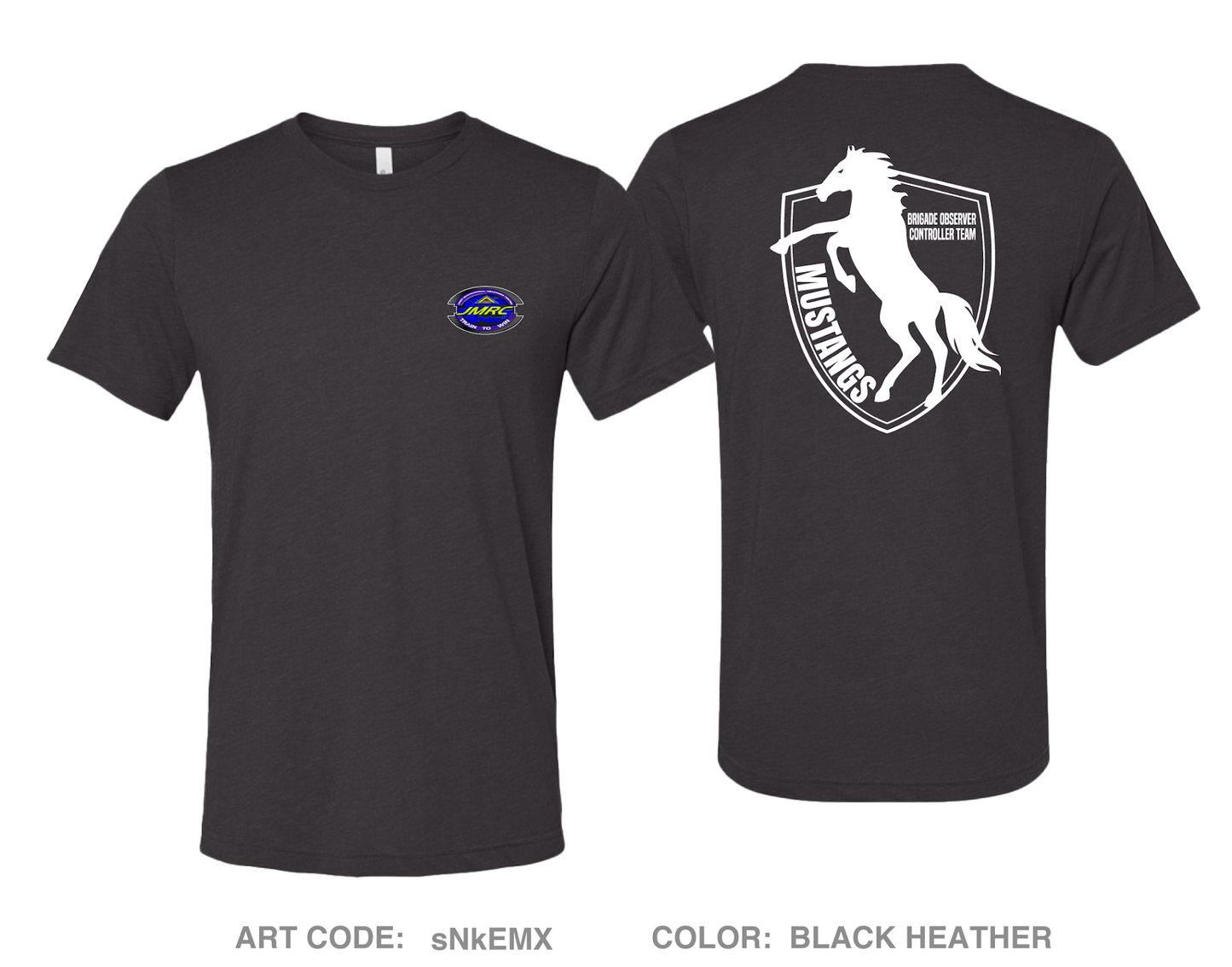 JMRC Mustang Team Comfort Unisex Triblend SS Tee - sNkEMX