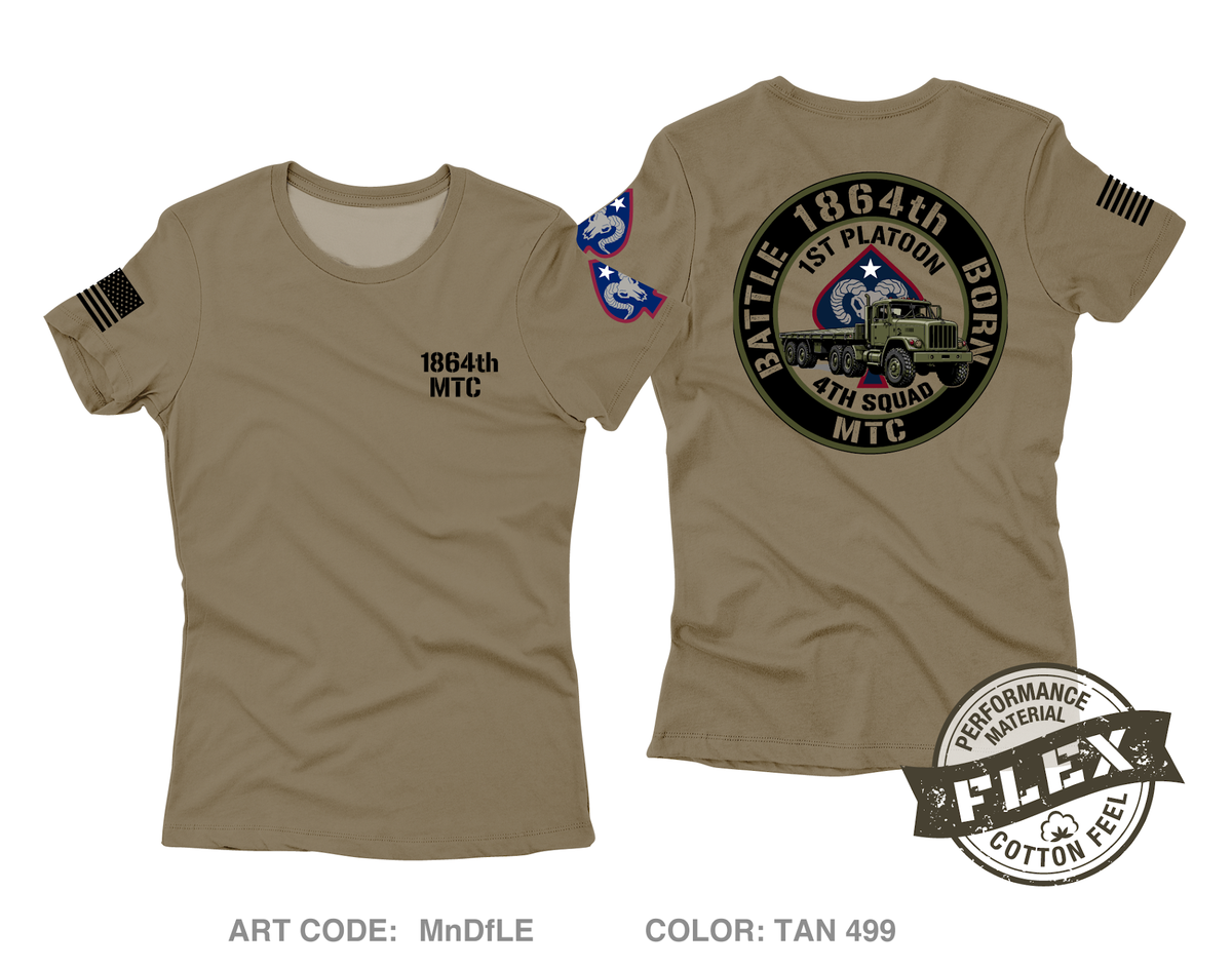1864th mtc Fundraising Collection Core Women's SS Flex Performance Tee - MnDfLE