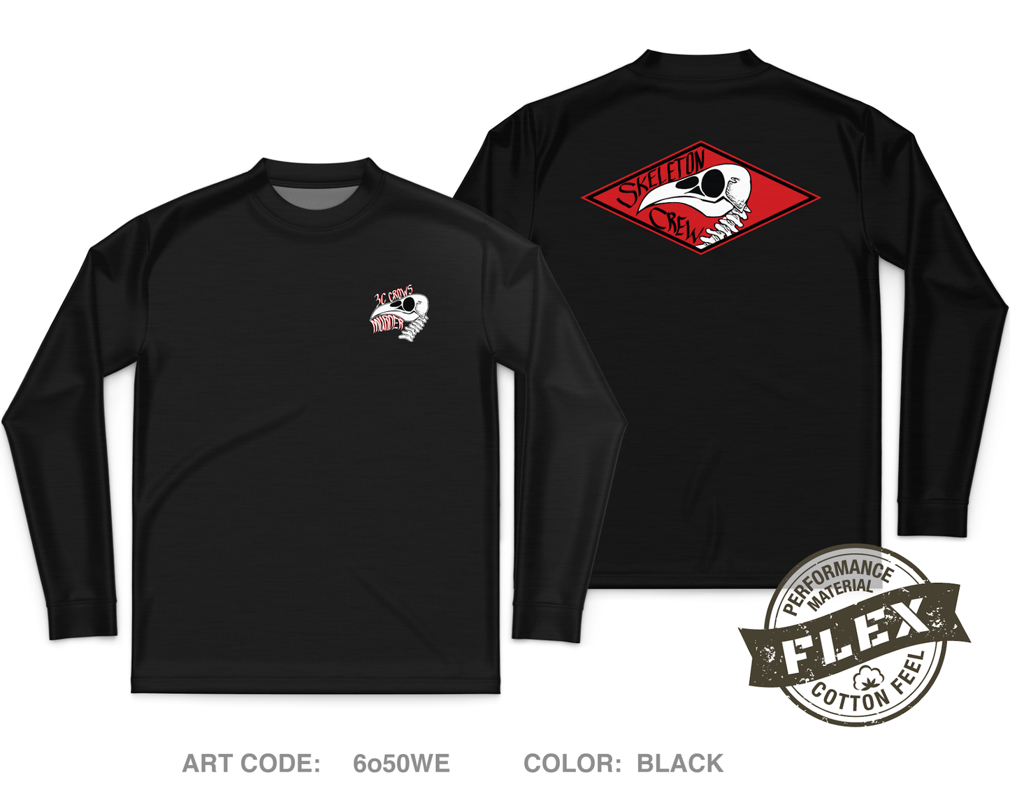 Crow PLT/3-319 AFAR Core Men's LS Flex Performance Tee - 6o50WE
