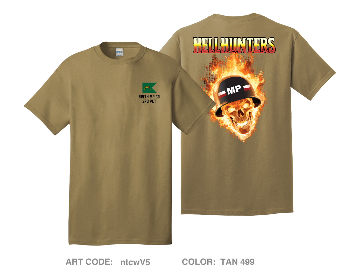 Hellhunters Comfort Unisex Cotton SS Tee - ntcwV5