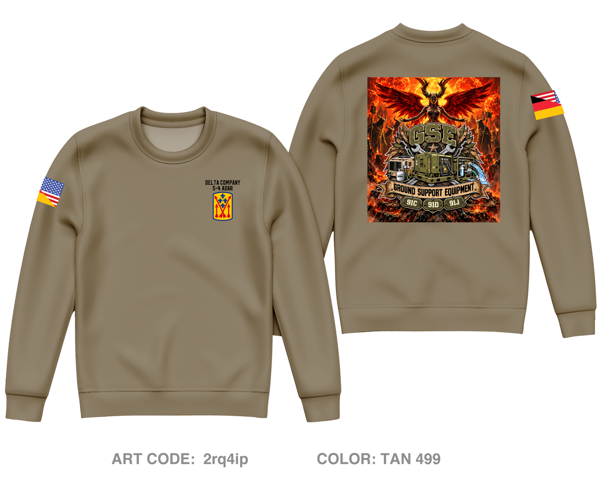5-4 ADAR Fundraising Collection Core Men's Crewneck Performance Sweatshirt - 2rq4ip
