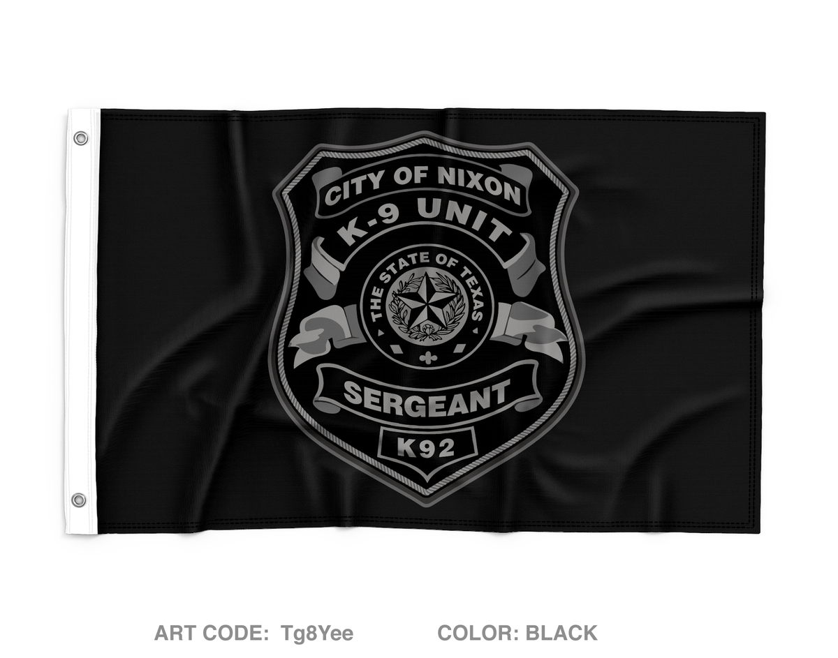 Nixon Police K9 Wall Flag - Tg8Yee