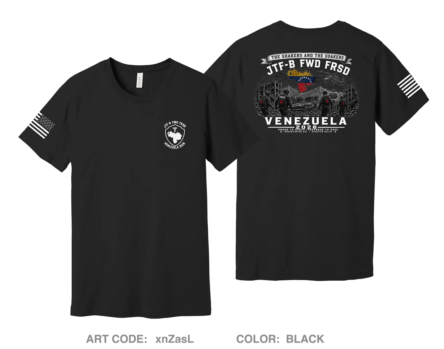 JTFB FRSD Venezuela Comfort Unisex Cotton SS Tee - xnZasL