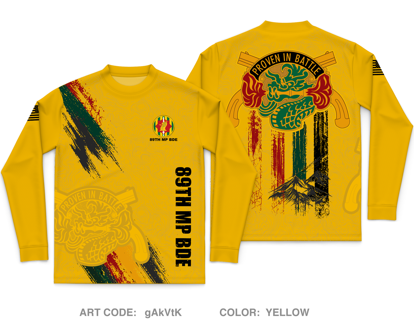 89th MP BDE Core Men's LS Performance Tee - gAkVtK