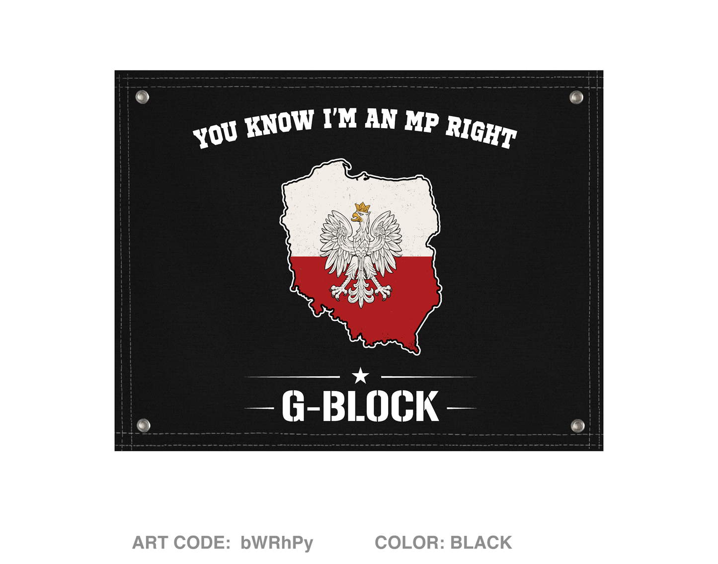 Glebokie Squad Banner Flag - bWRhPy