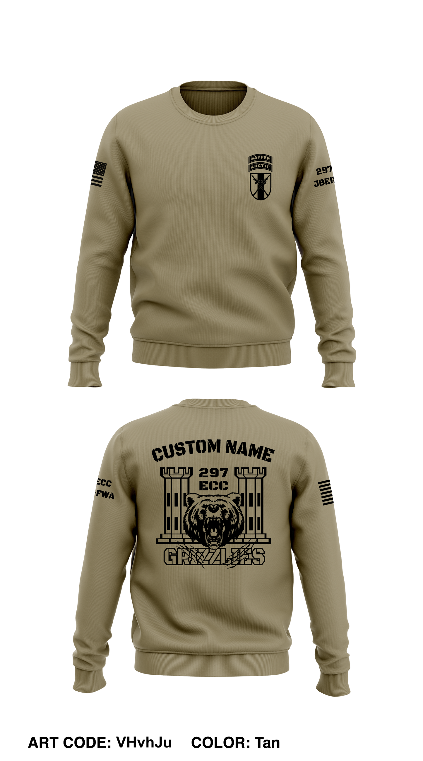 CUSTOM 297 ECC Core Men's Crewneck Performance Sweatshirt - VHvhJu