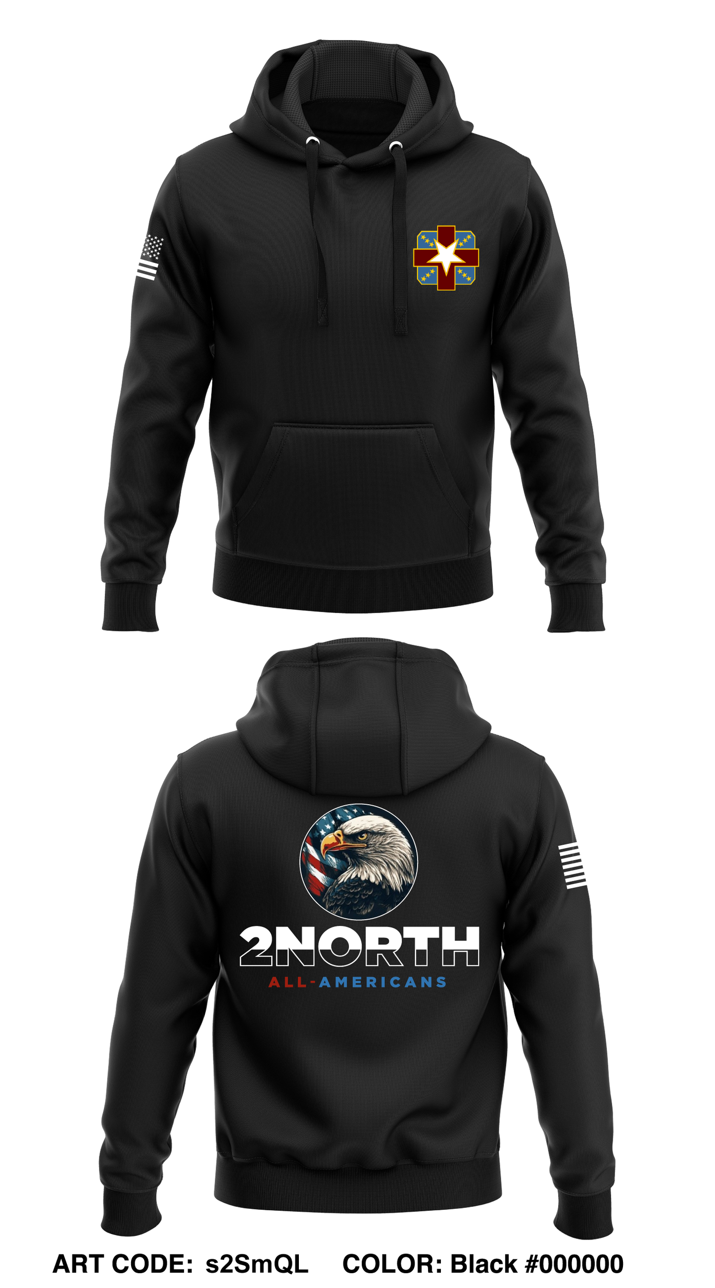 2N Womack AMC Core Men's Hooded Performance Sweatshirt - s2SmQL