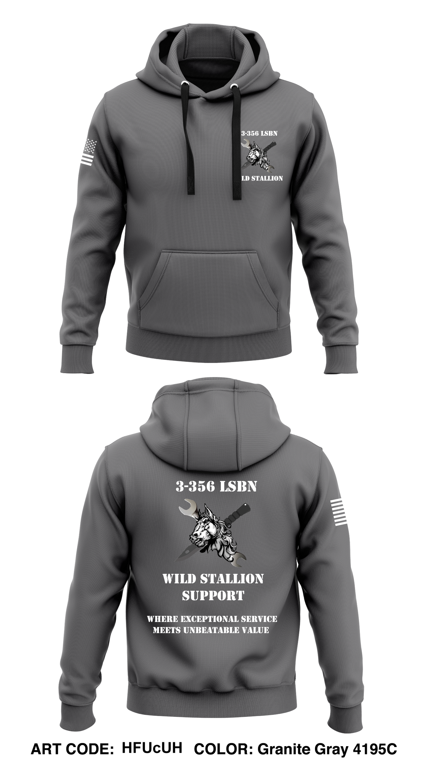 3-356 LSBN Core Men's Hooded Performance Sweatshirt - HFUcUH