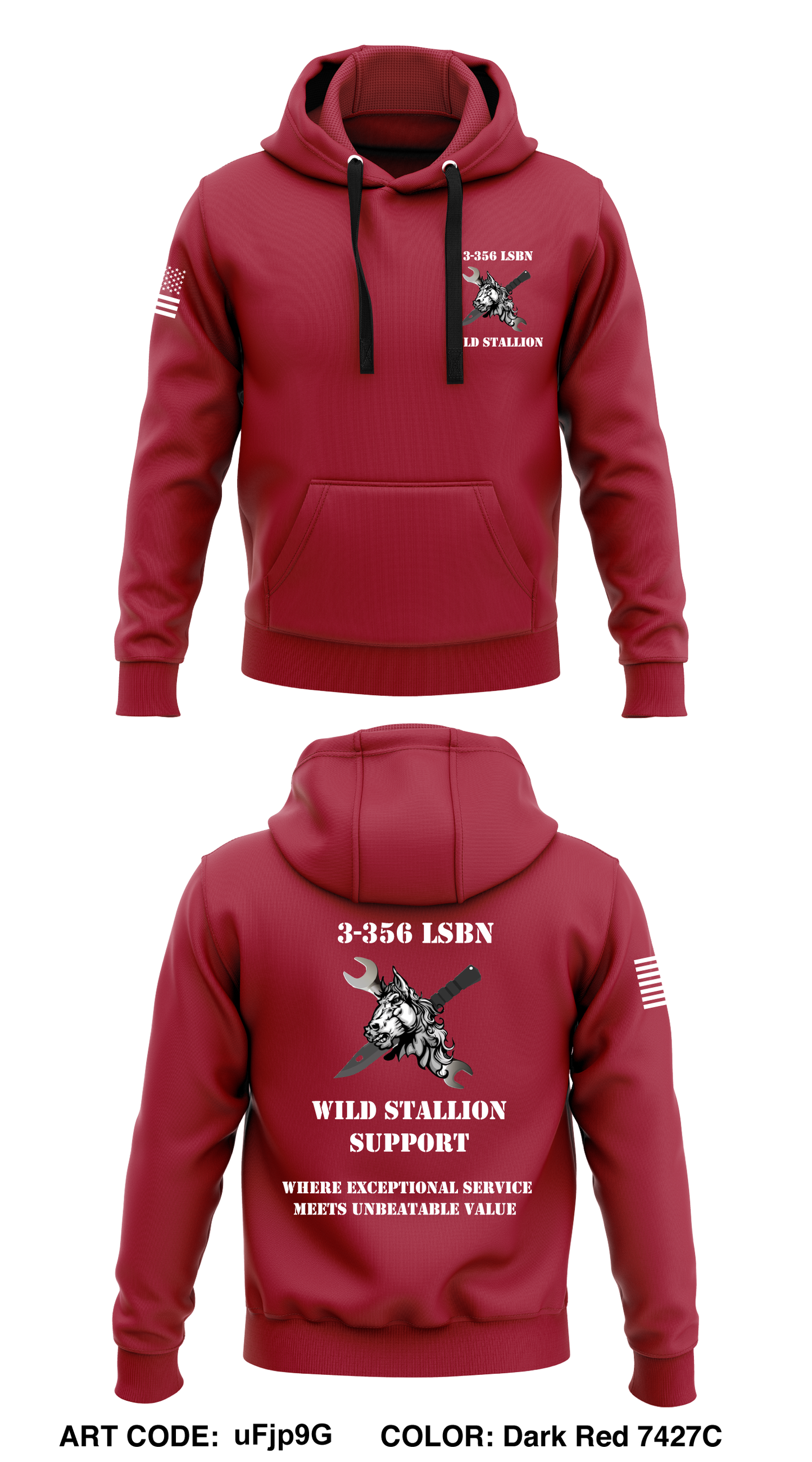 3-356 LSBN Core Men's Hooded Performance Sweatshirt - uFjp9G