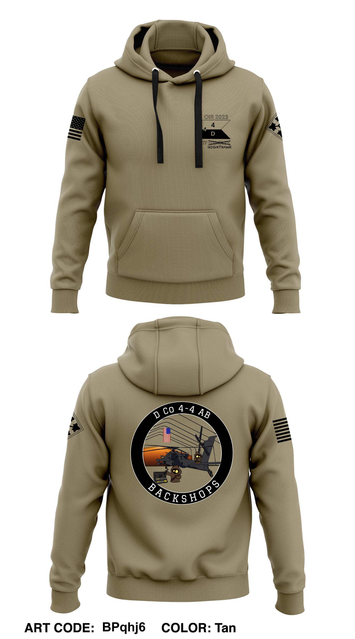 4-4 AB Backshops Core Men's Hooded Performance Sweatshirt - BPqhj6