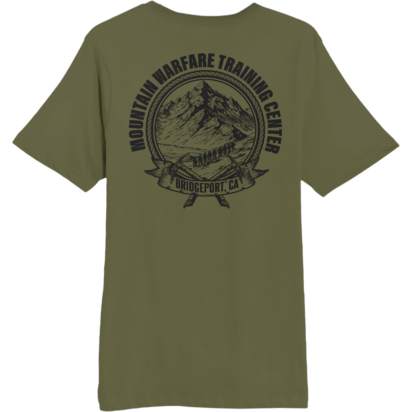 Marine Corps Mountain Warfare Training Center Comfort Unisex Cotton SS Tee - iYMNd0