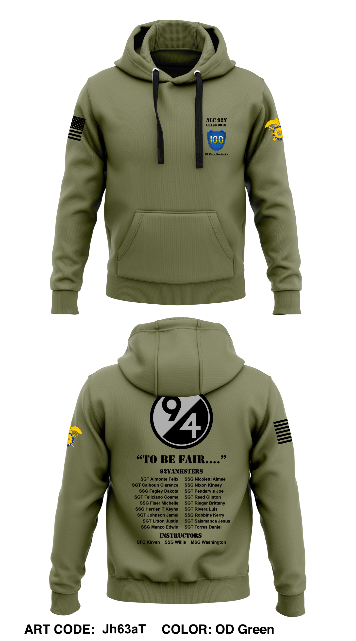 94th division Core Men's Hooded Performance Sweatshirt - Jh63aT