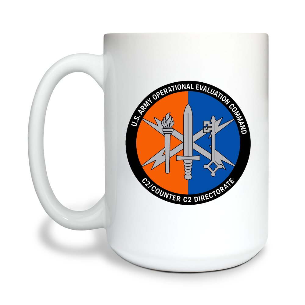 C2CC2 Directorate 15 oz White Ceramic Mug - 1NHA9P