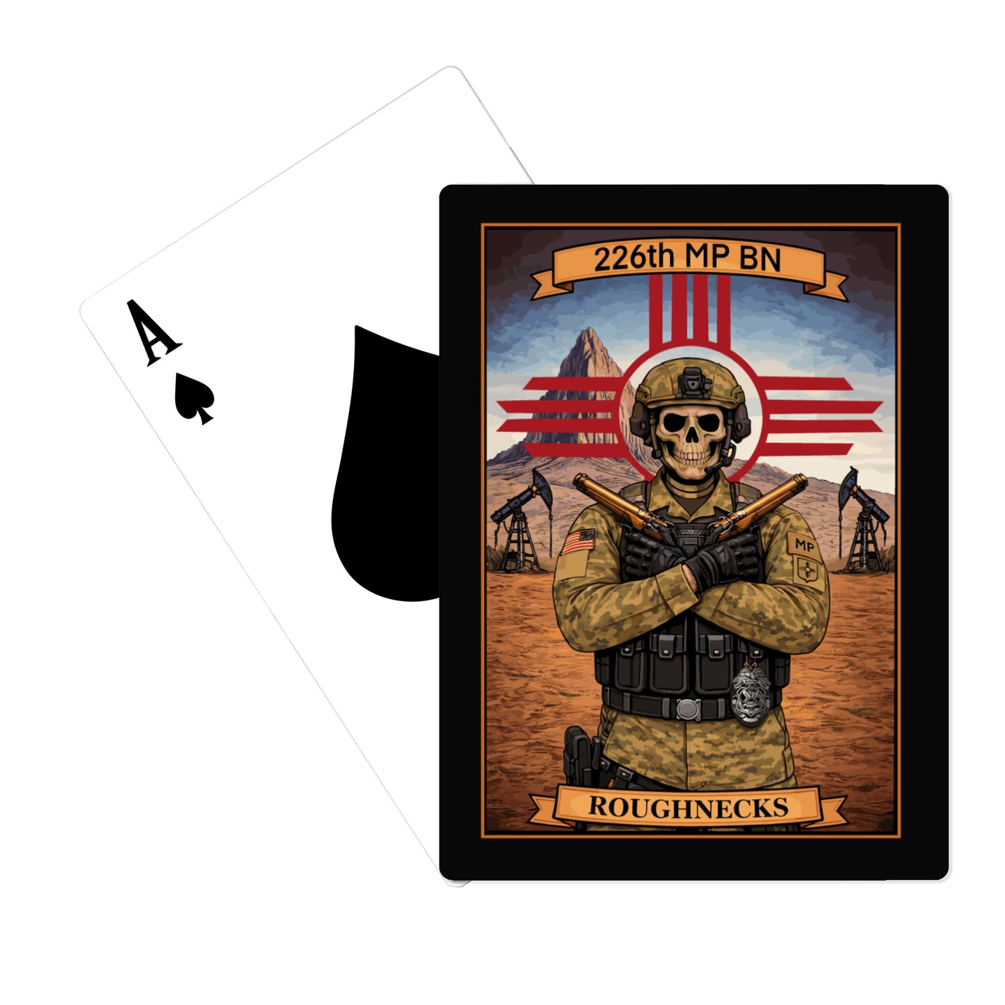 226th MP BN Playing Cards - sszuvX
