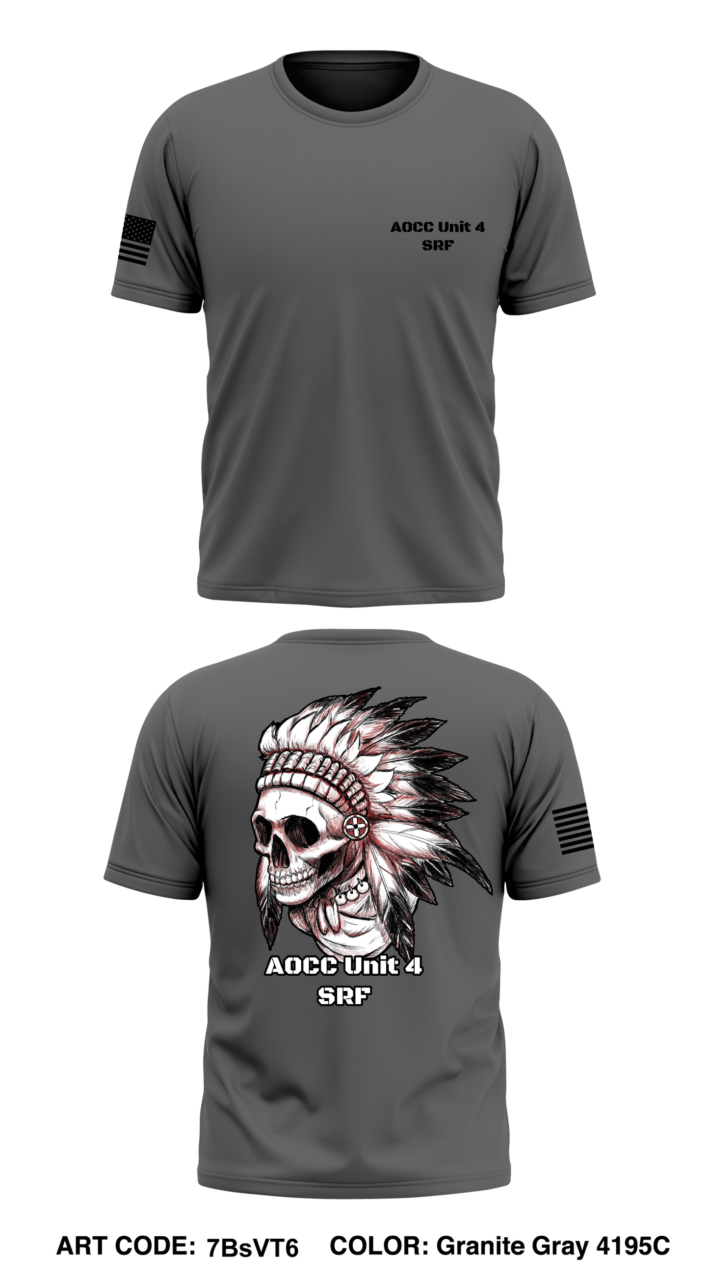AOCC Unit 4 SRF Core Men's SS Performance Tee - 7BsVT6