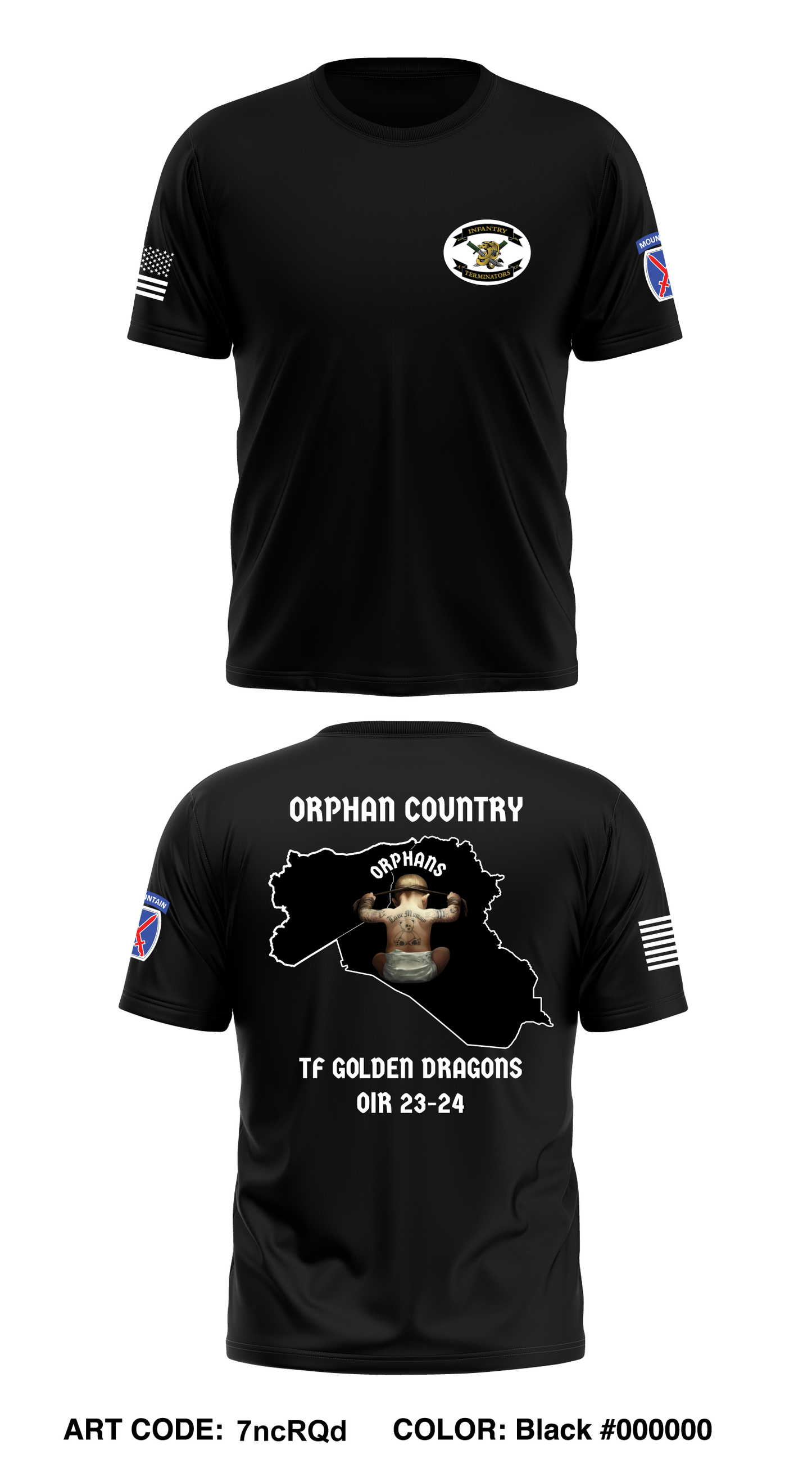 A co 2-14 3rd platoon Core Men's SS Performance Tee - 7ncRQd