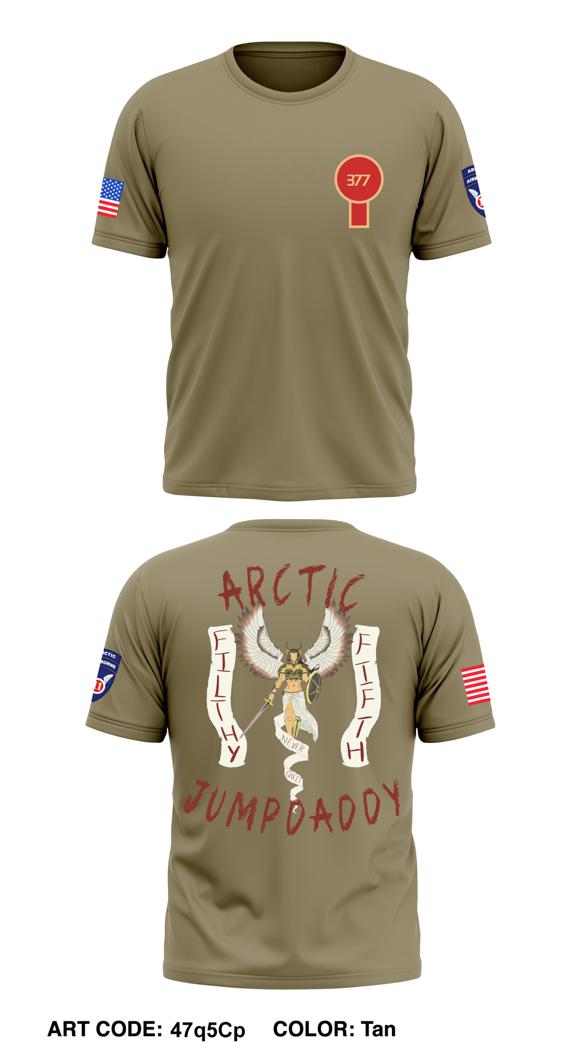 Alpha BTRY, 2-377th FAR Core Men's SS Performance Tee - 47q5Cp