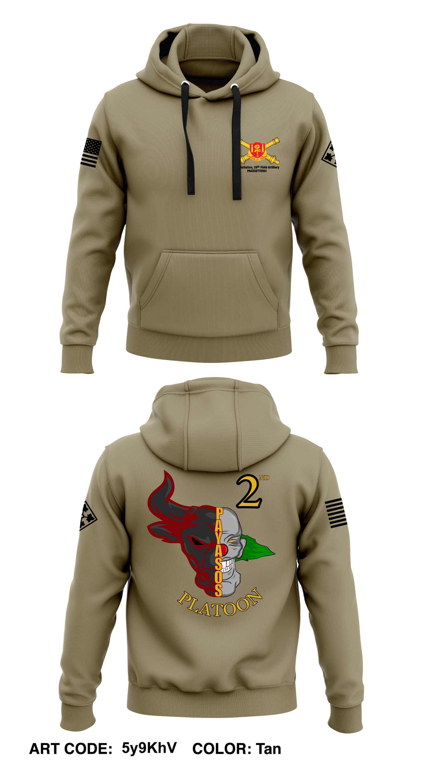 B Btry, 3 BN, 29 FAR, 3ABCT Core Men's Hooded Performance Sweatshirt - 5y9KhV