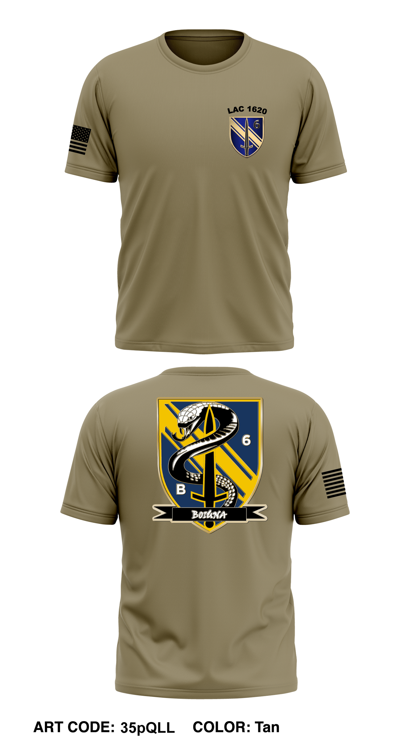 B CO, 6th BN, 1SFAB Core Men's SS Performance Tee - 35pQLL
