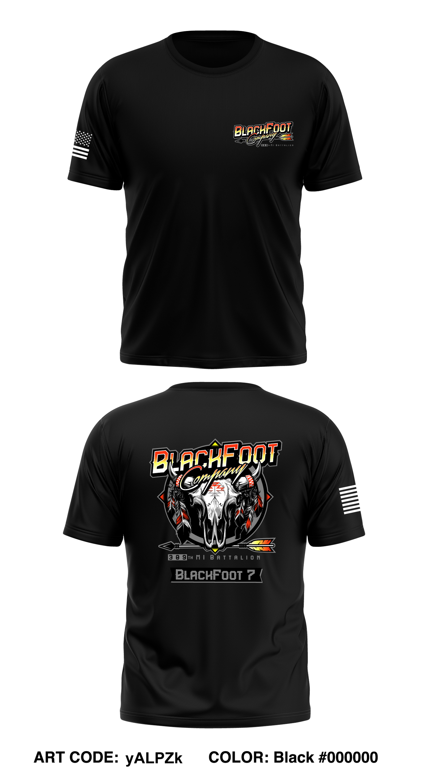 B Co 309th MI BN Core Men's SS Performance Tee - yALPZk