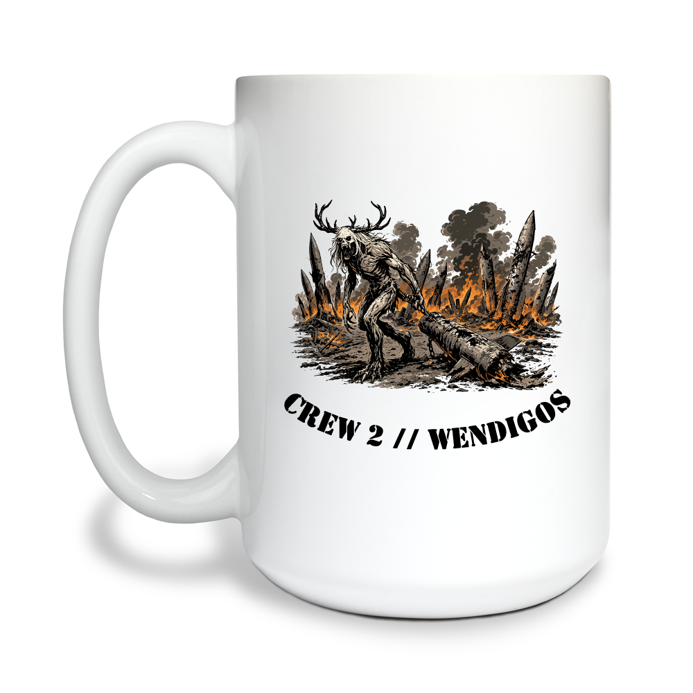 Crew 2 // Wendigos 15 oz White Ceramic Mug - DzAGJb