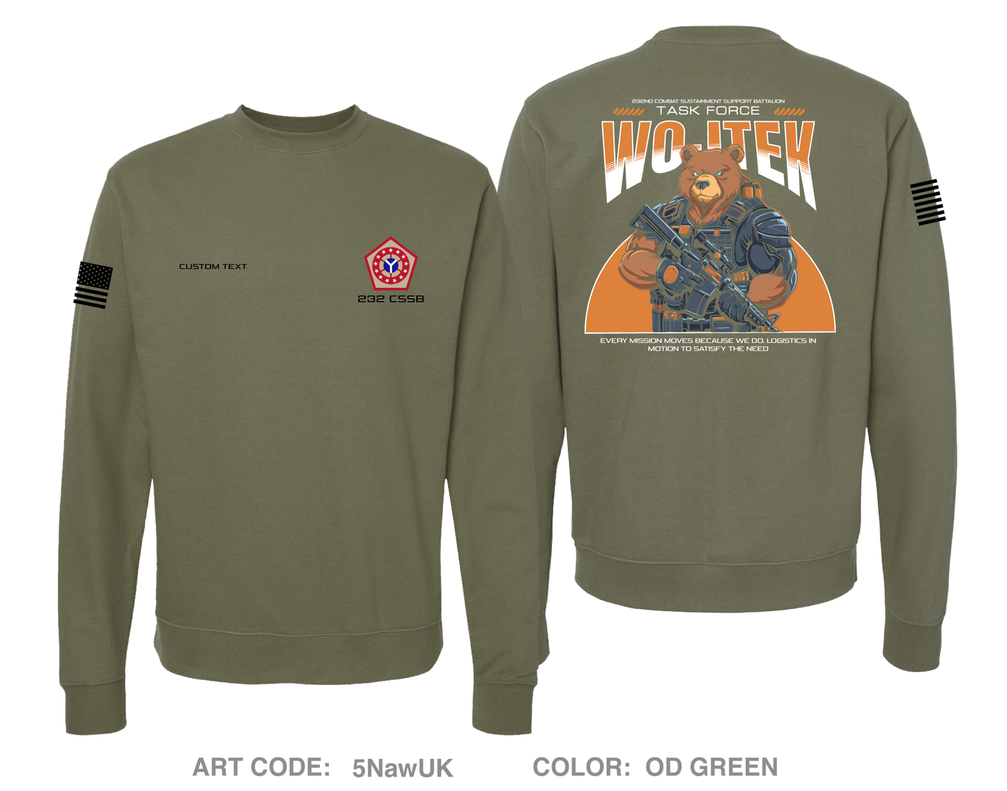 CUSTOM 232 CSSB Comfort Unisex Crewneck Sweatshirt - 5NawUK