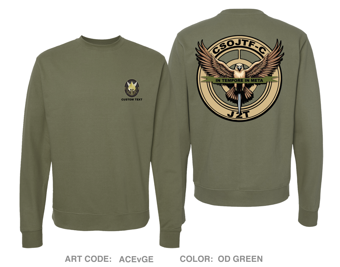 CUSTOM CSOJTF-C J2T Comfort Unisex Crewneck Sweatshirt - ACEvGE