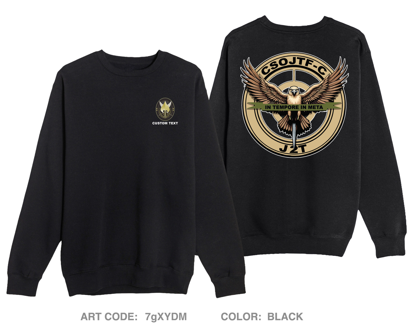 CUSTOM CSOJTF-C J2T Comfort Unisex Crewneck Sweatshirt - 7gXYDM