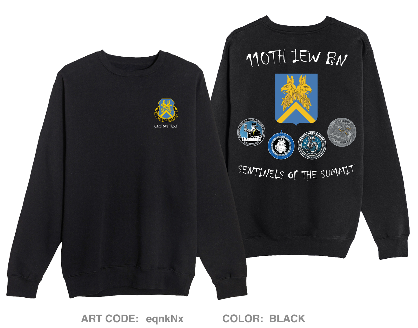 CUSTOM 110th IEW BN Comfort Unisex Crewneck Sweatshirt - eqnkNx