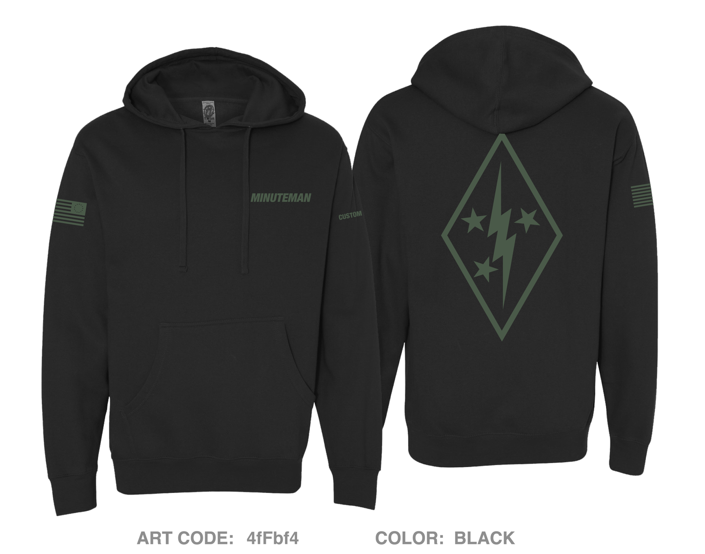 CUSTOM Minuteman Home Services Comfort Unisex Hooded Sweatshirt - 4fFbf4