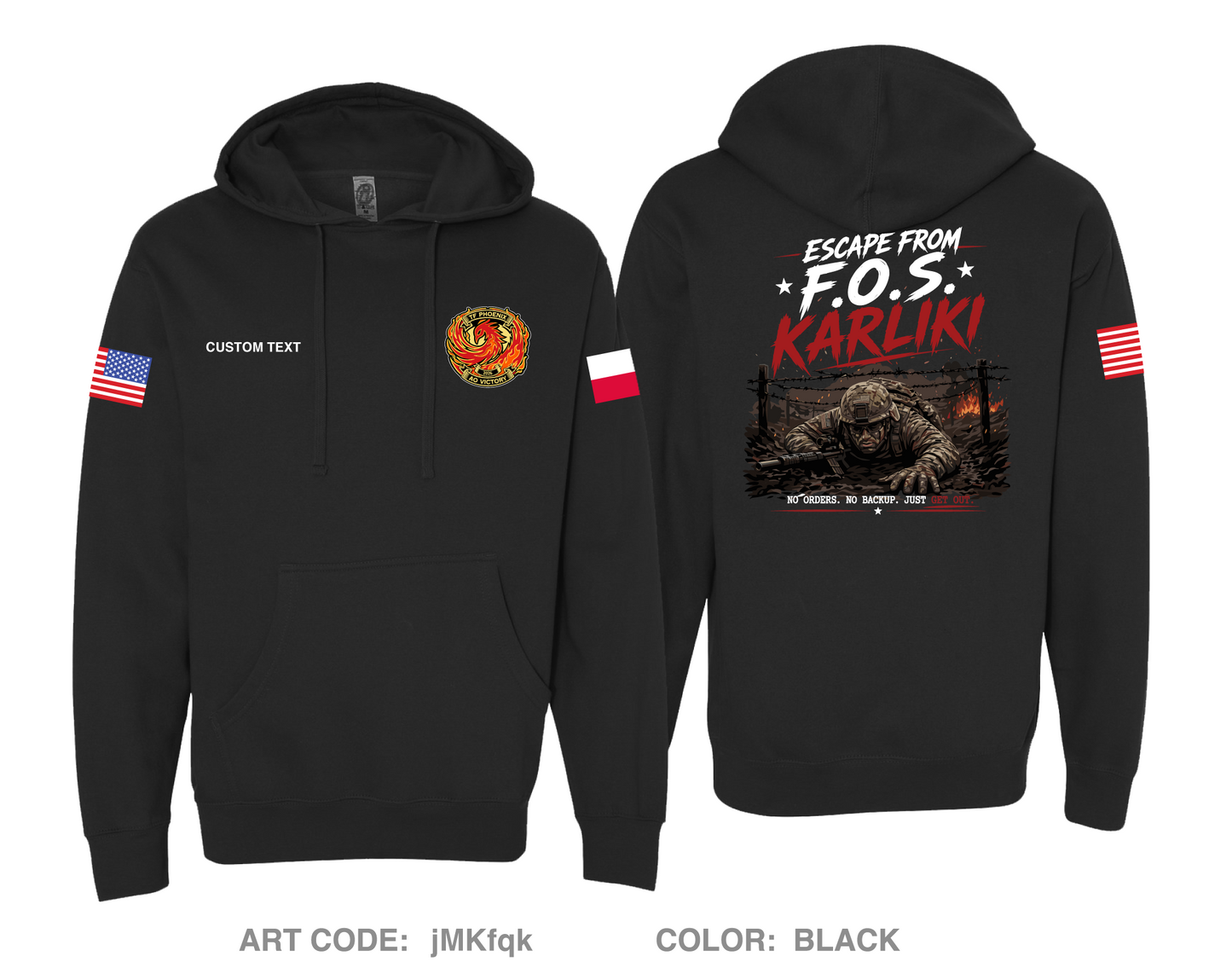 CUSTOM TF-Phoenix Comfort Unisex Hooded Sweatshirt - jMKfqk