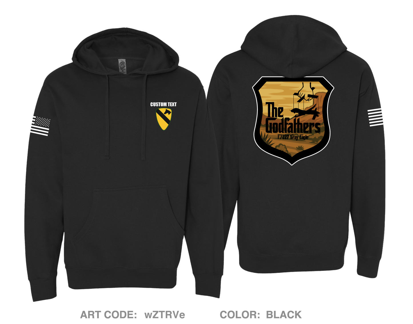 CUSTOM F/227 GODFATHERS Comfort Unisex Hooded Sweatshirt - wZTRVe