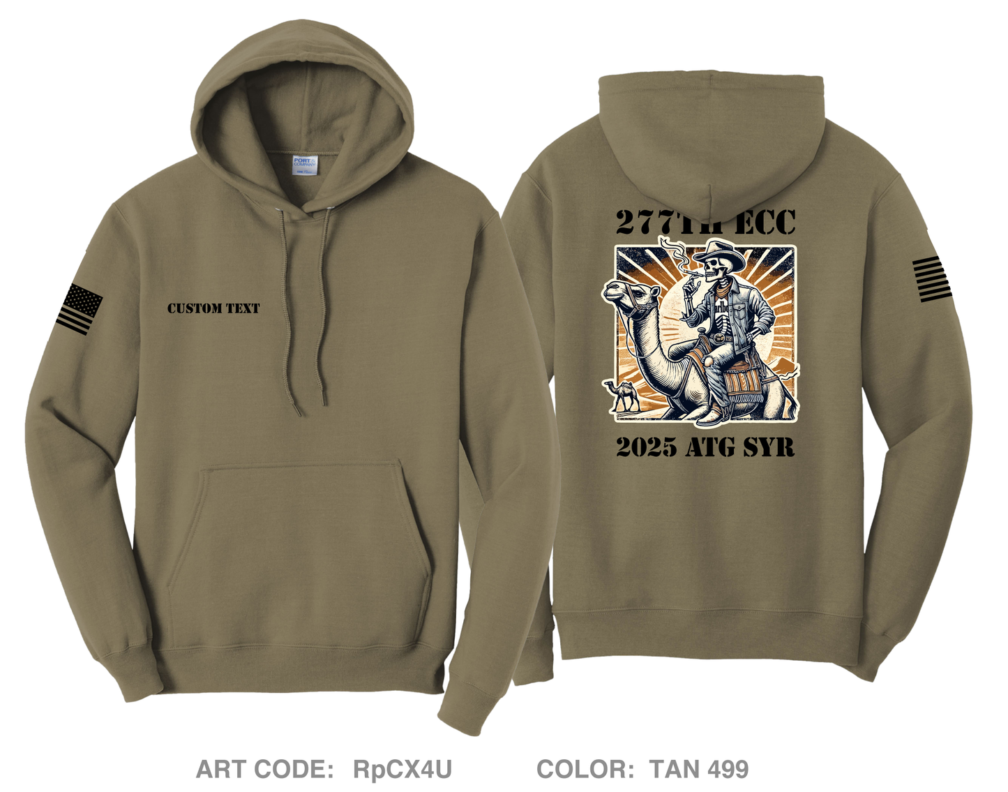CUSTOM 277th ECC Comfort Unisex Hooded Sweatshirt - RpCX4U