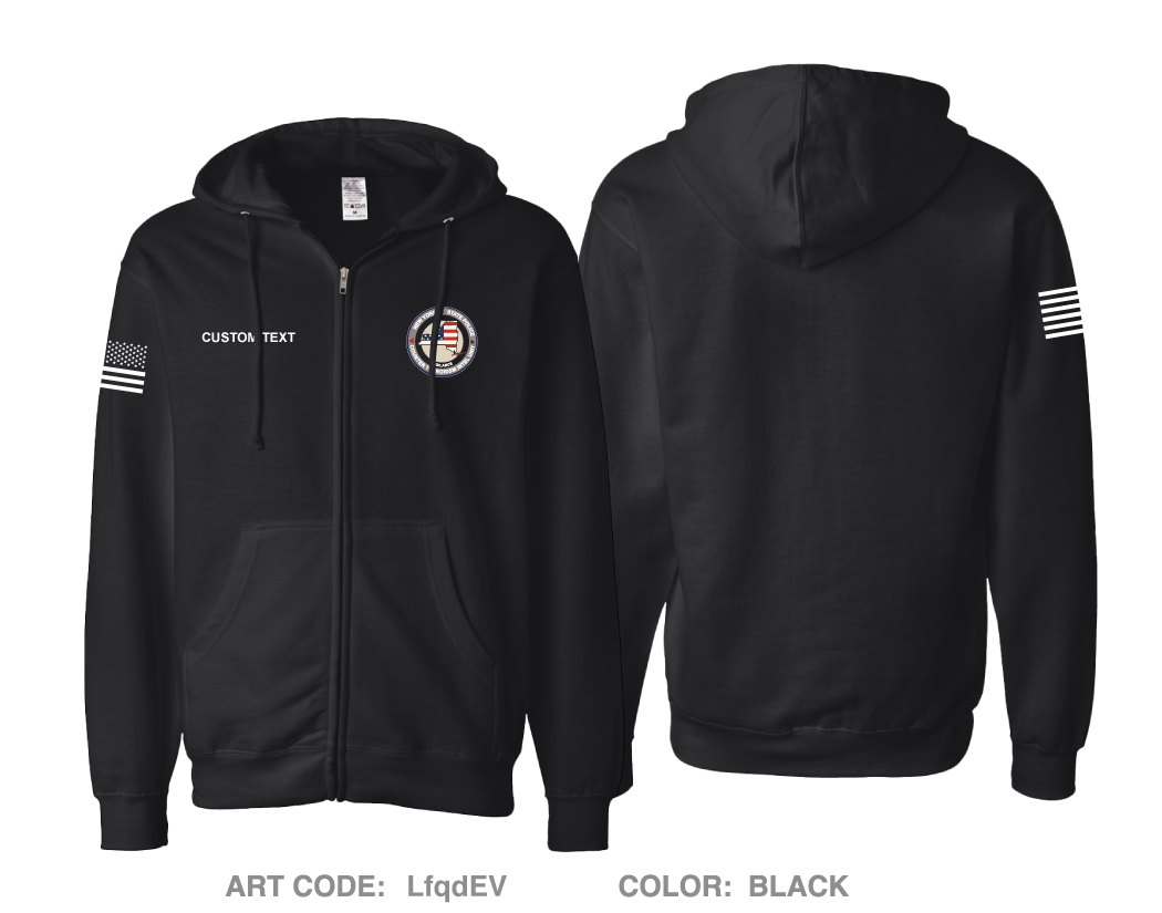 CUSTOM CTIU Comfort Unisex Cotton Blend Full-Zip Hooded Sweatshirt - LfqdEV