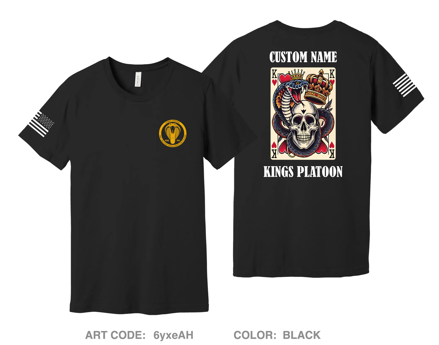 CUSTOM Kings Platoon Charlie Company 305th MI BN Comfort Unisex Cotton SS Tee - 6yxeAH