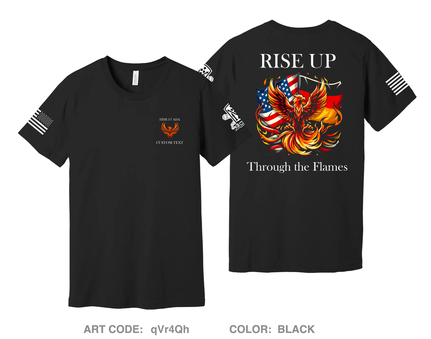 CUSTOM HHB 5-7 ADA Comfort Unisex Cotton SS Tee - qVr4Qh
